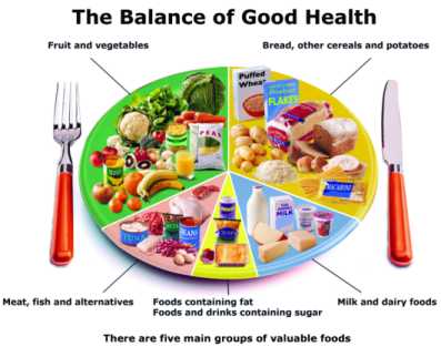 Balance of Good Health image from British Nutrition Foundation