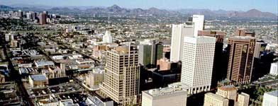 The Downtown Phoenix Skyline