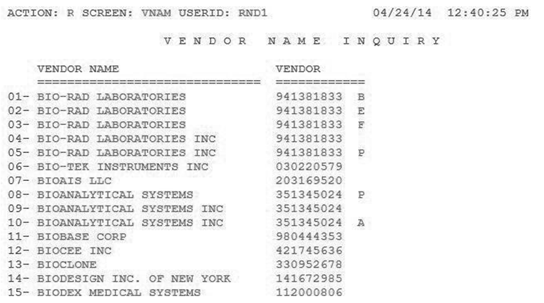 vendor setup form template