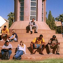 Students on Hayden Lawn
