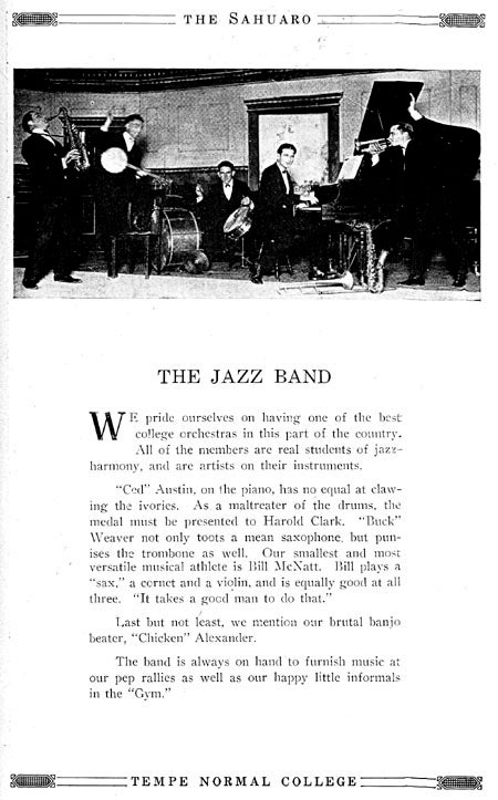 Jazz Band, 1923