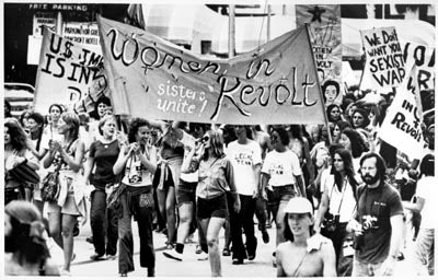 Women protest the U.S. presence in Vietnam, 1969