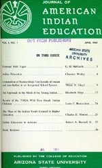 Journal of American Indian Education, June, 1961