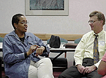 Pamela Howard, Speech and Hearing Science; Stephen Brown, College of Business