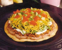 Serving of Bean Tostada