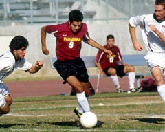 men playing soccer