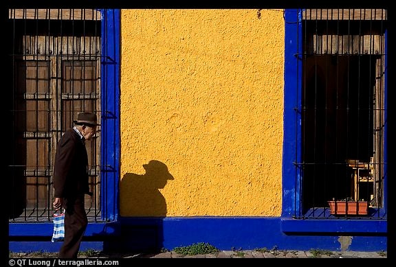 elderly man walking