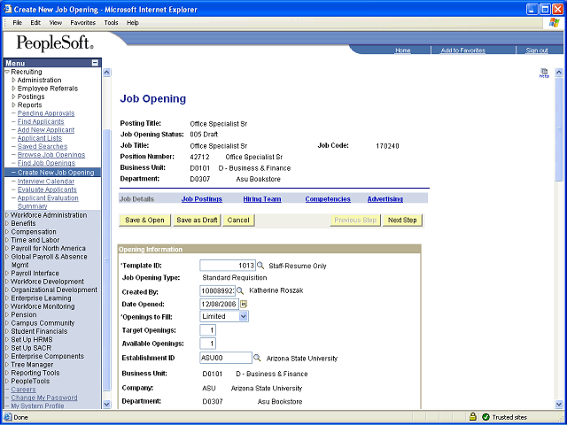 Screen image of this step