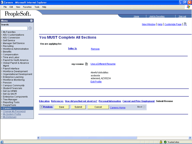 Screen image of this step