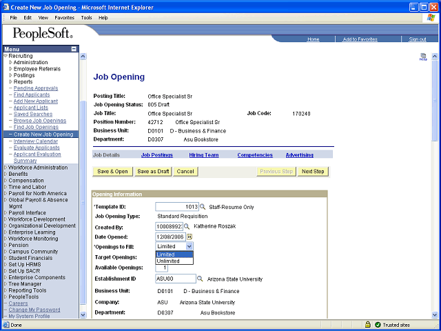 Screen image of this step