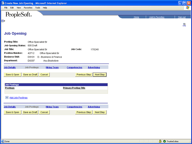 Screen image of this step