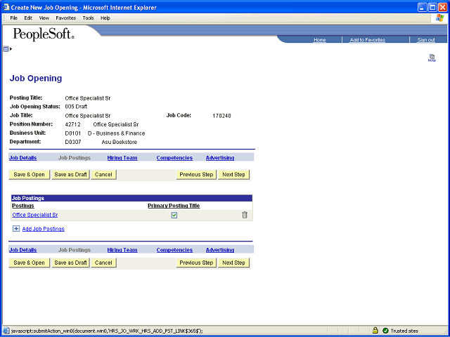 Screen image of this step