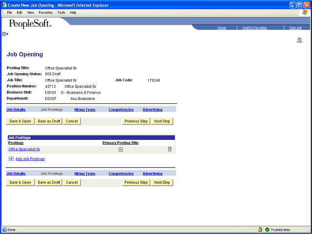 Screen image of this step