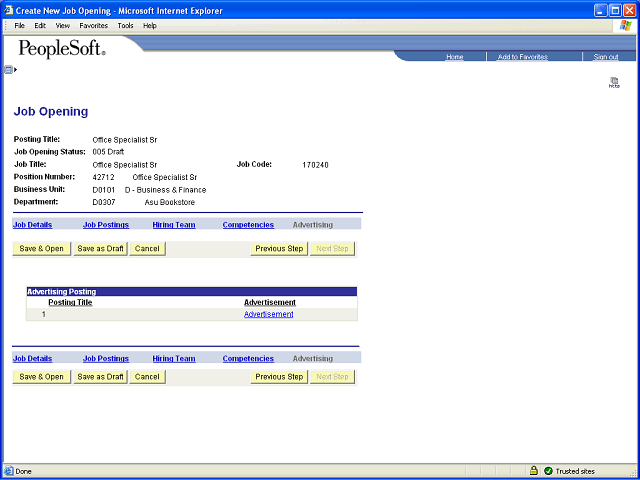 Screen image of this step