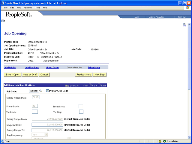 Screen image of this step