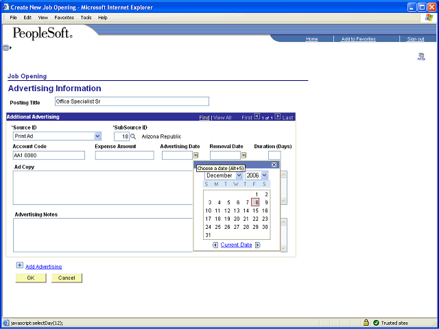 Screen image of this step