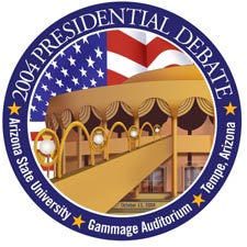 2004 ASU Presidential Debate Logo