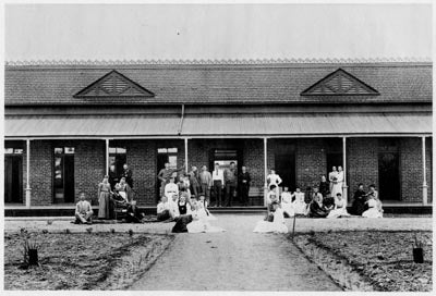 Faculty and student body, 1890