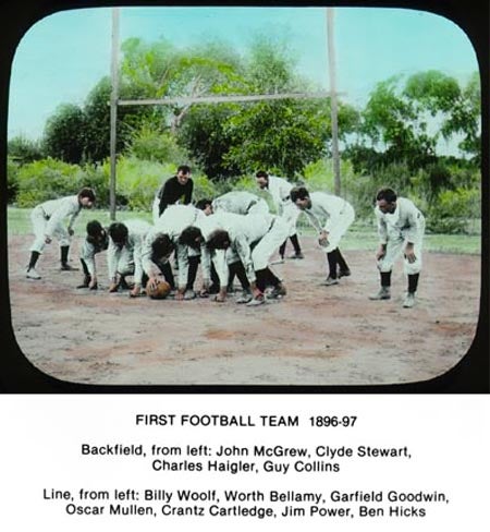 First Football Team, The Normals, 1896-97
