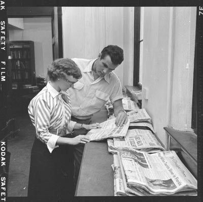 Media Services/News Bureau Staff, 1950s