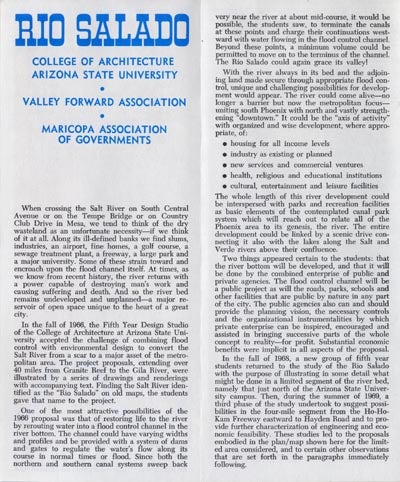 Rio Salado Project, ca. 1966