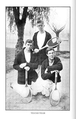 Normal Men's Tennis Team, El Escudo, 1914