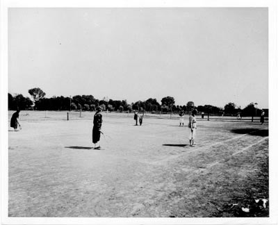 Tempe Normal School Women's Tennis Inter-class game, 1910s