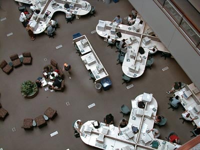 Computing Commons Atrium, 1990s