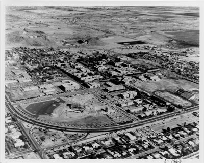 Aerial toward the northeast, 1963