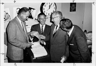 Waiting for ASU Name Change election results, 1958