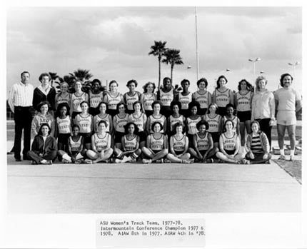 ASU Women's Track Team, 1977-79