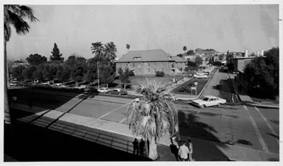 Orange Street and Normal Avenue toward the north, 1962