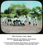 First Football Team, The Normals, 1896-97