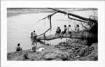 Students swimming in the Salt River, 1930s