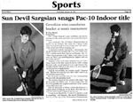 Sargsian wins Pac-10, 1995
