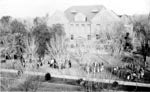 A dance ceremony on the Auditorium/Gymnasium lawn, 1925