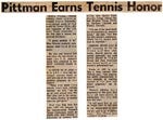 Anne Pittman, ASU Women's Tennis Coach, 1974