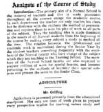 Agriculture Curriculums, 1915