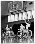 Wheelchair basketball team at ASU, 1970s