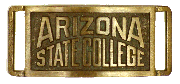 Arizona State College Belt Buckle
