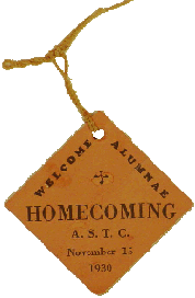 Homecoming Tag, 1930