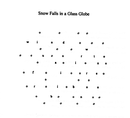 Snow Falls in a Glass Globe