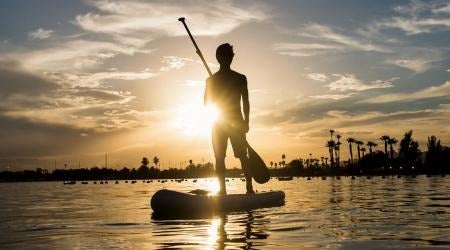 Paddleboarder on Lake Havasu