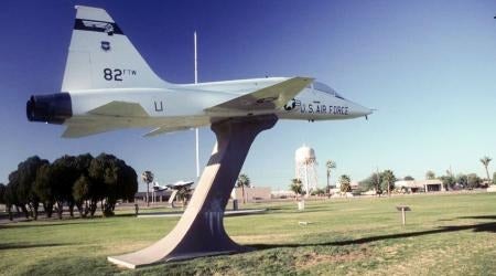 Air Force plane on display