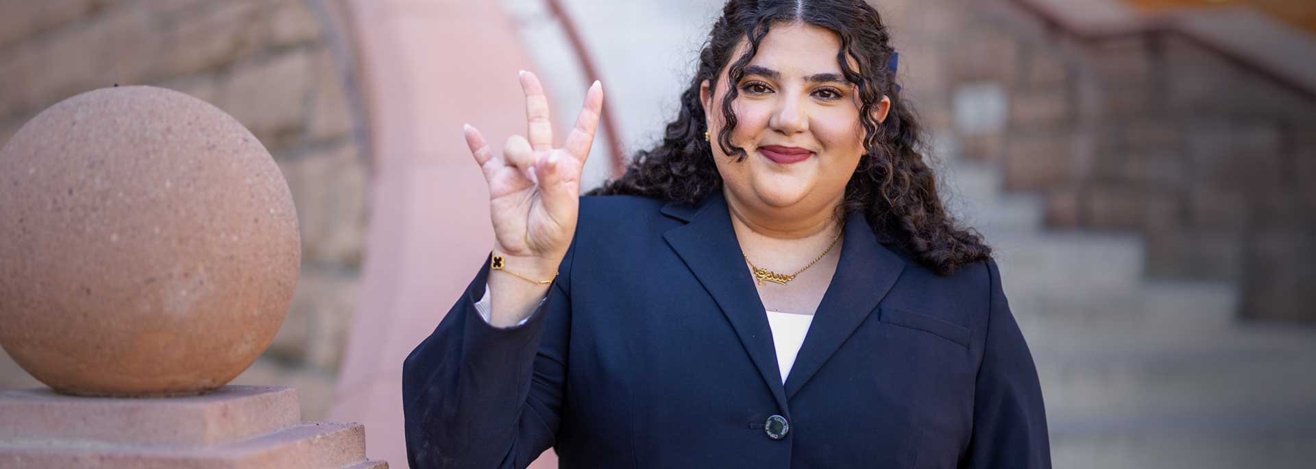 Sedra Shahin, an ASU grad with a job