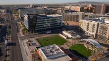 Aerial view of Novus Place complex in Tempe.